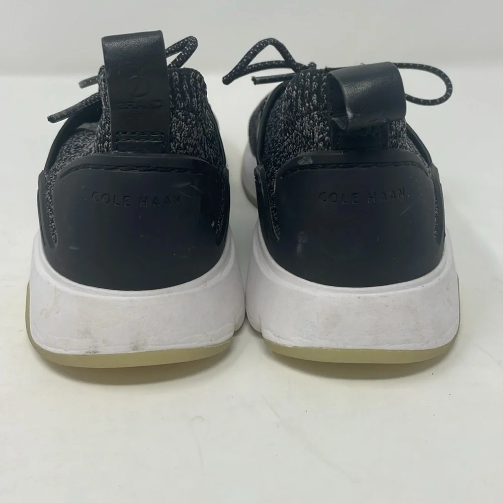 Cole Haan Zerogrand Black White Knit Sneakers Size 6 Excellent Condition